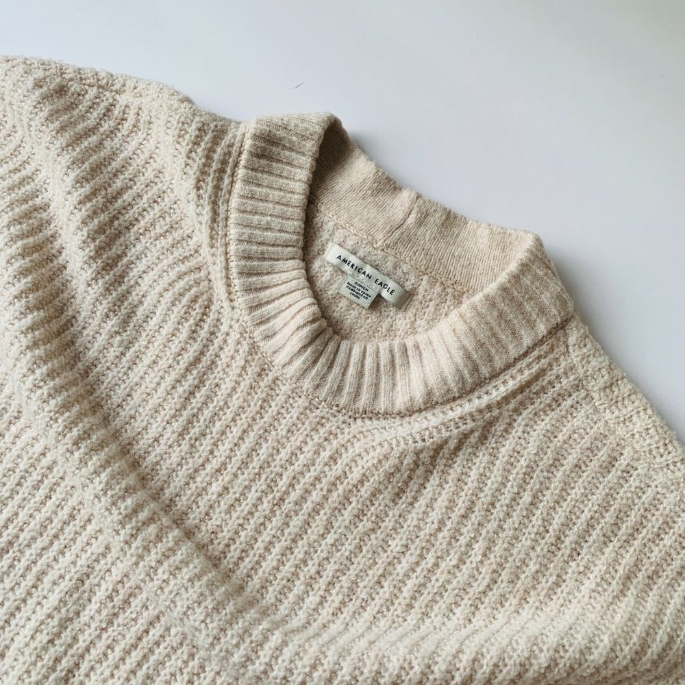 American Eagles | Cable Knit Sweater, S - Picture 5 of 7